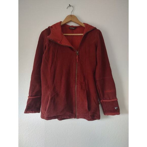 Kuhl Jackets & Blazers - Kuhl Women's Size XS Cranberry Red Asymmetric  Zip Front Hooded Jacket